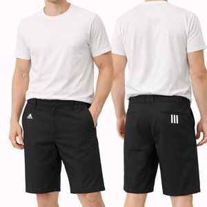 Adidas Men's Black Golf Shorts